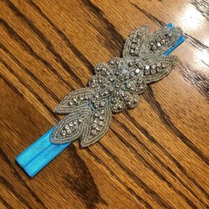 Tourquoise Jeweled Headband  TOUJEW  Handmade NWT Boutique